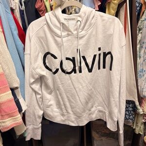 Calvin Klein Performance White Hoodie